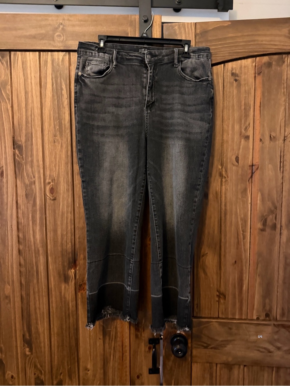 Judy Blue wide leg crop denim